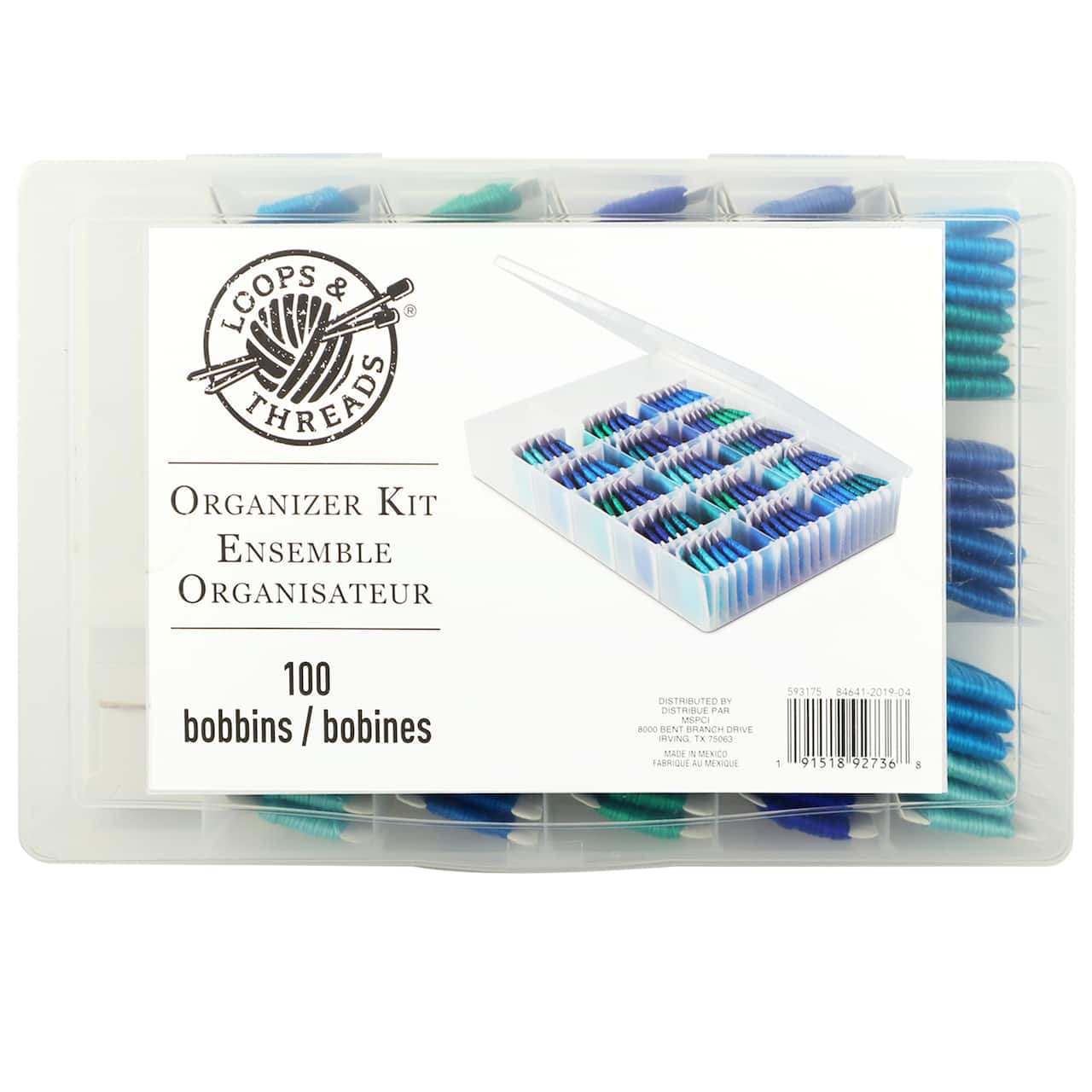 Ensemble organisateur pour fils à broder de Loops & Threads, 100 unités